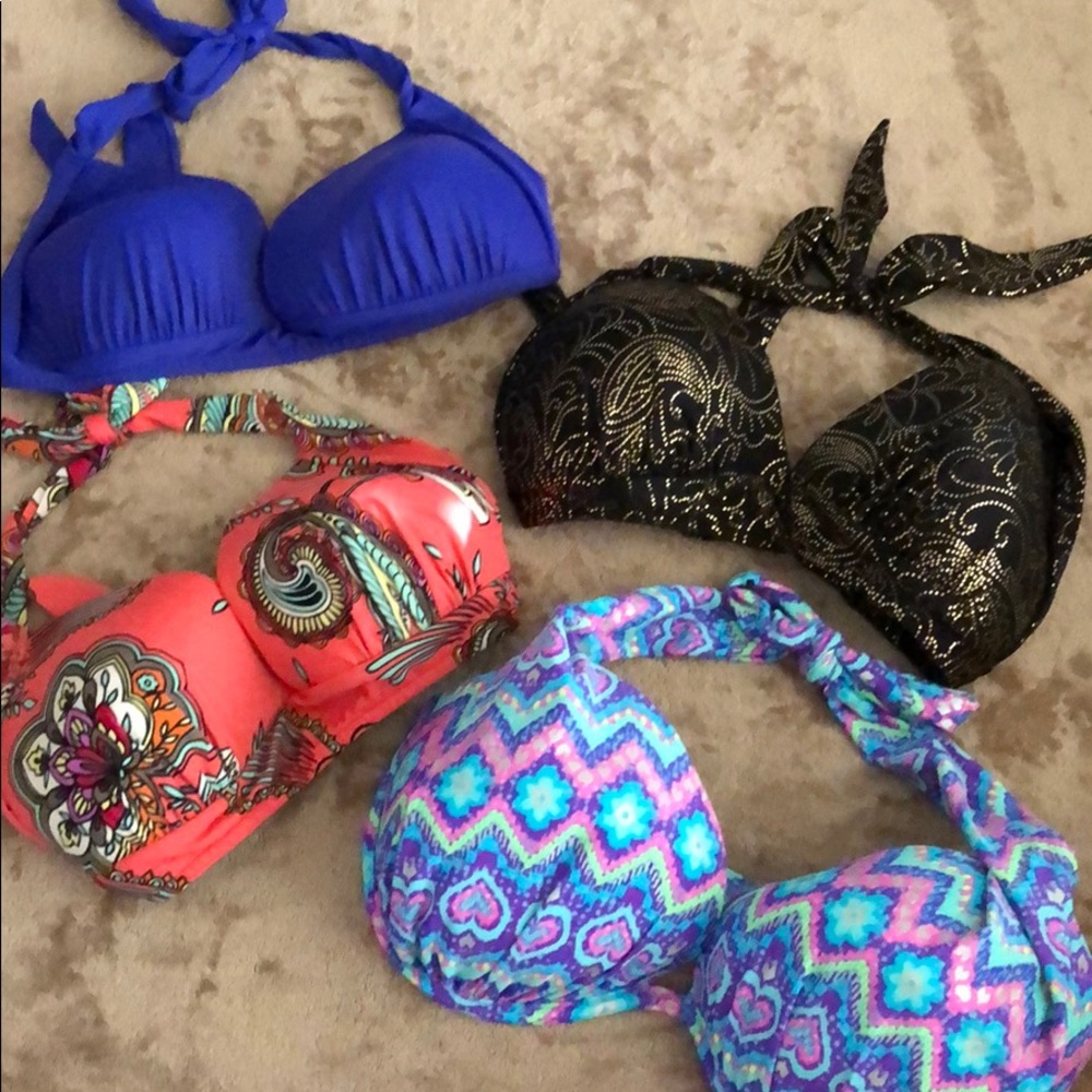 Bulk of 4 Venus swim tops.